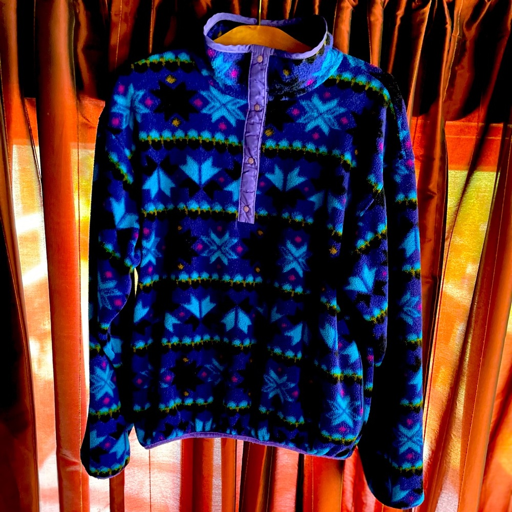 Woman’s LL Bean Polar Fleece, size M. Polyester, nylon, & spandex.